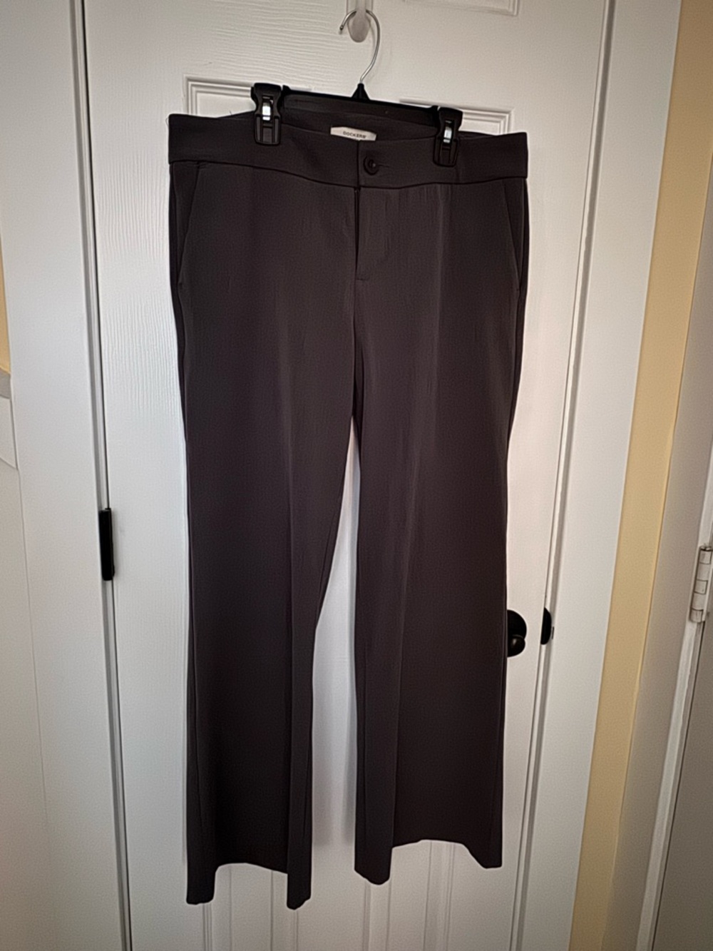 Dockers Petite Charcoal Gray Dress Pants - Straight Leg